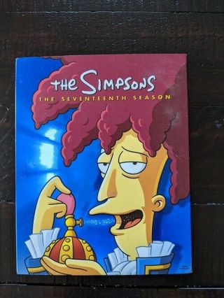 The Simpsons Seventeenth Season 7 Seven Blu - Ray Out Of Print Rare,  Slipcover