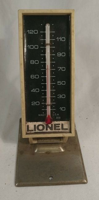 Very Rare Vintage Lionel Advertising Thermometer.