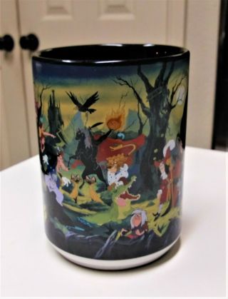 Walt Disney World Villains Ceramic Coffee Cup Mug - RARE Disneyland cup 2