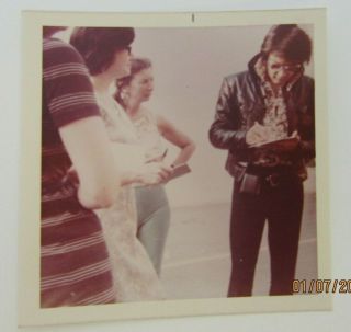Elvis Presley Vintage Kodak Rare Photo Candid Mgm Studio Nov 1970
