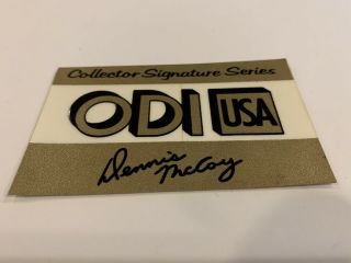 Never Released Dmc Odi Collector Signature Series Bmx Old School Sticker Rare