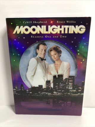 Moonlighting - Seasons 1 & 2 (dvd,  2005) Bruce Willis Cybill Sheperd Rare Oop