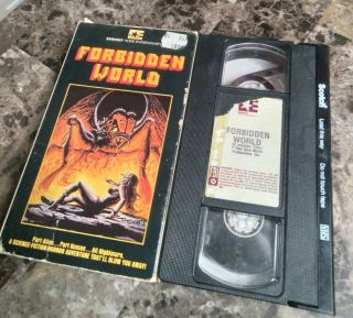 Forbidden World (vhs,  1984) Rare 1982.  Science - Fiction Horror Embassy Home