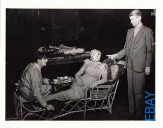 Colin Clive Director James Whale Rare Photo Bride Of Frankenstein Candid On Set