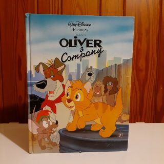 Walt Disney Oliver & Company Hardcover By Gallery Books Rare Printing