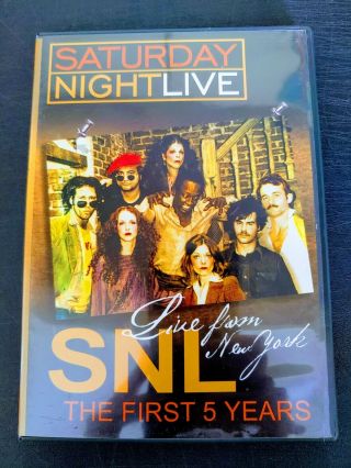 Saturday Night Live The First 5 Five Years Dvd Out Of Print Rare Comedy Snl Oop