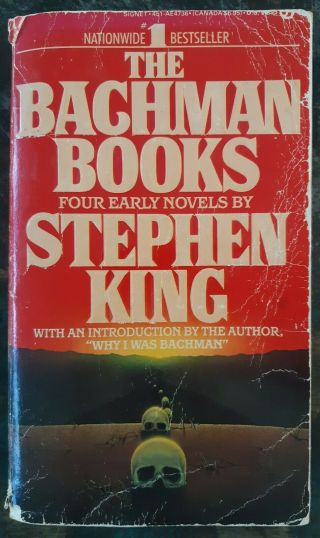 The Bachman Books Stephen King 1986 Paperback Rage Signet 1st/1st Rare