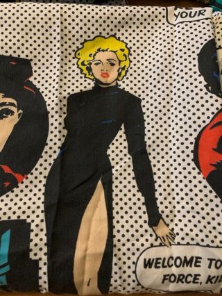 Rare Madonna Dick Tracy Bed Twin Sheets & Comforter Pacino Beatty Breathless USA 3