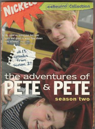 The Adventures Of Pete And Pete Season 2 Complete 2 Disc Set Rare Oop Htf Dvd