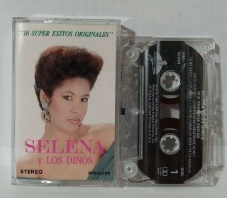 Selena Quintanilla Y Los Dinos - 16 Exitos Originales Cassette Tape Rare