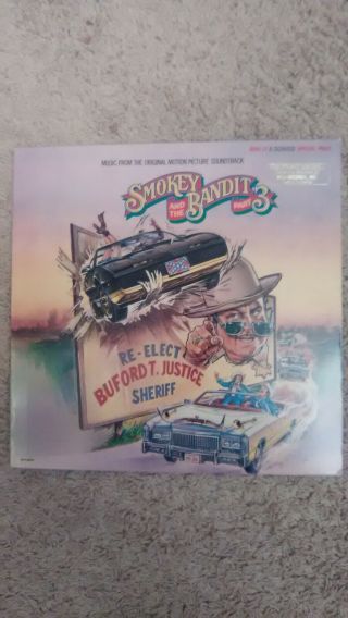 Soundtrack Lp Smokey And The Bandit Part 3 Rare Promo