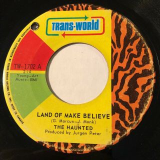 Garage Psych The Haunted Land Of Make Believe Trans World 45 Rare Canadian