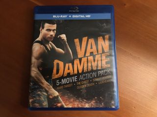 Van Damme 5 - Movie Action Pack (blu - Ray 5 - Disc Set,  1990 - 96,  2014,  Rare Oop)