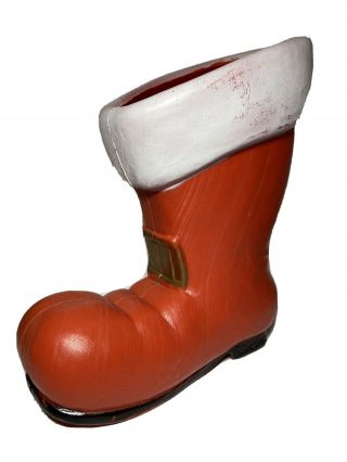 Vintage Rare Don Featherstone Christmas Santa Boot Blow Mold By Union Products