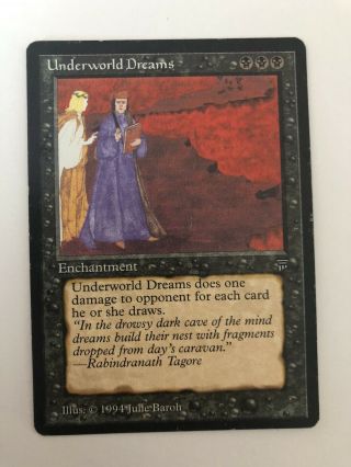 Magic The Gathering : Legends - Underworld Dreams - Rare Card Nm/lp