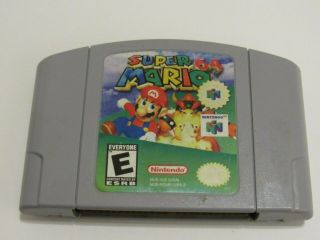 Mario Nintendo 64 N64 Authentic Video Game Cart Retro 90s Rare