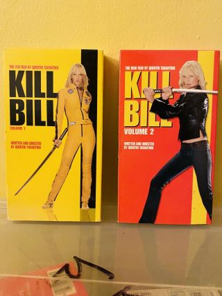 Kill Bill Vol.  1 And Kill Bill Vol.  2 Vhs Oop Rare