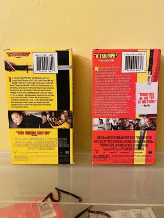 Kill Bill Vol.  1 And Kill Bill Vol.  2 VHS OOP Rare 3