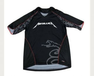 Primal Metallica Very Rare Cycling Jersey Size Small Black