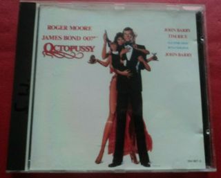 Very Rare 1983 Withdrawn Cd John Barry Octopussy A&m Soundtrack James Bond 007