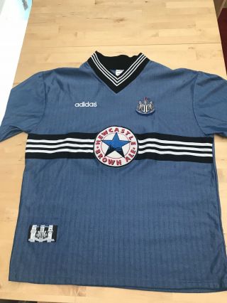 Newcastle United Away Football Shirt 1996/97 Adults Xxl Adidas B753 Vintage Rare