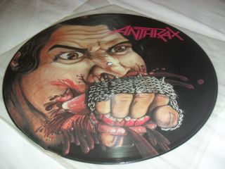 Anthrax - Fistful Of Metal - Awesome Very Rare Ltd Edition Picture Lp 1st Press