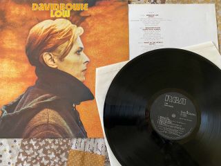 David Bowie ‎ - Low - Uk Lp Rca Rare Re - Black Label - Ex
