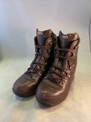 Rare 3m British Army Altberg Alt - Berg Defender Brown Female Ladies Cadet Boots