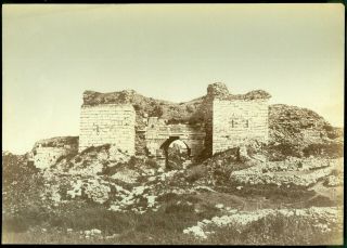 Rare Antique Albumen Photo Vaite Of The Persecution Ephese Rubellin Smyrna 1870