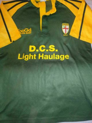 Rare Beddau,  Wales,  Match Worn Rugby Shirt /jersey/maillot/porte -