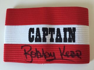 Rare Bobby Kerr Sunderland 1973 Signed Captains Armband,  1973 Fa Cup Final