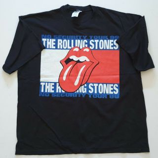 Vintage 1999 Rolling Stones No Security Tour Xl Extra Large Black T - Shirt (rare)