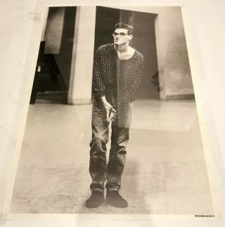 Rare 1980s Morrissey Large Music Poster