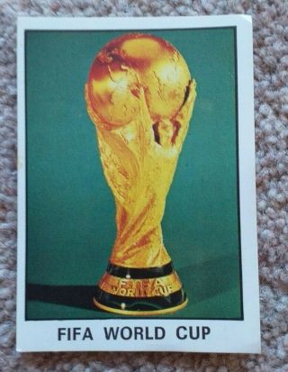 Rare Panini Argentina 78 Football Sticker - World Cup Trophy 29