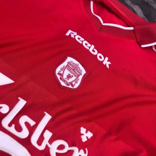 Rare Vintage Liverpool Fc Home Football Shirt XXL / XXXL 2000 2002 Carlsberg 2
