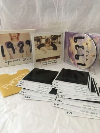 Taylor Swift 1989 Dlx Cd W/ Rare Polaroids (set 14 - 26) Photos,  Pictures,  Deluxe