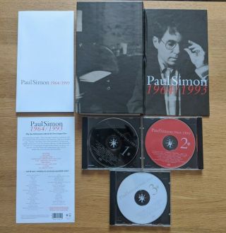 Paul Simon - 1964 / 1993 (rare,  3 Cd Box Set With Book 1993)