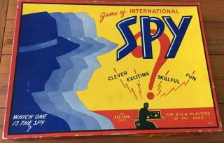 Wwii Homefront 1943 The Game Of International Spy Boardgame Complete Rare Find