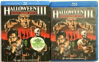 Halloween Iii Season Of The Wicth Collectors Edition Blu Ray,  Rare Oop Slipcover