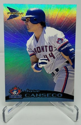 Jose Canseco 1999 Pacific Prism Holographic Blue Proof - - Rare Variation