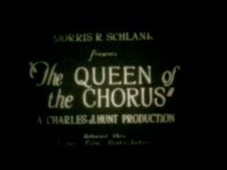 8mm Silent Film Feature " Queen Of The Chorus " Virginia Brown Faire 1200 