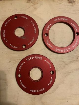 Woodpeckers Rare Aluminum Router Plate Rings