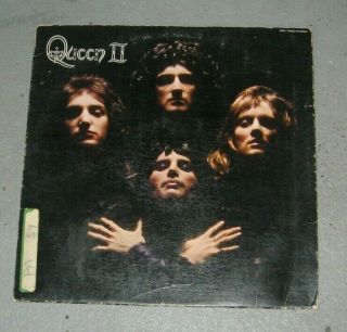 Queen Ii Lp White Label Promo Classic Hard Rock Vinyl 1974 Rare Prog