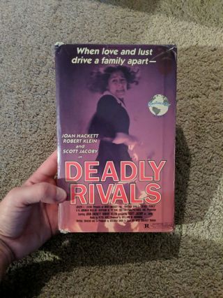 Deadly Rivals - Rare Continental Big Box Vhs Horror Thriller Erotic Exploitation