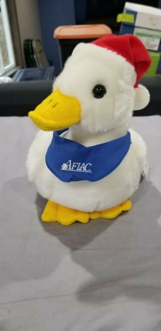Ultra Rare 1st Aflac Holiday Duck 10 " Old Logo Vhtf Only One On Ebay 2001?