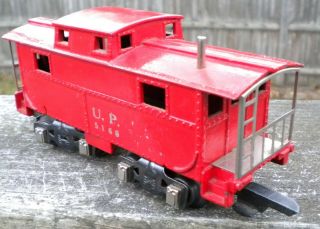 Rare American Flyer O Gauge 516 Red Union Pacific Diecast Caboose 1939 - 1941