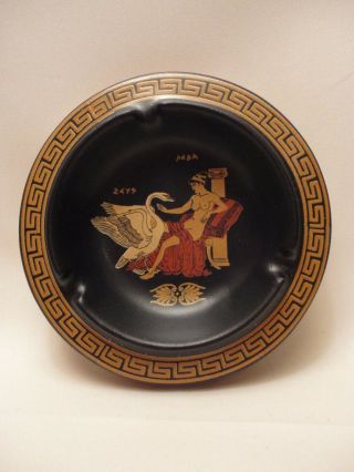 Greek Mythology Zeus And Leda Rare Ancient Greek Art Pottery Ashtray