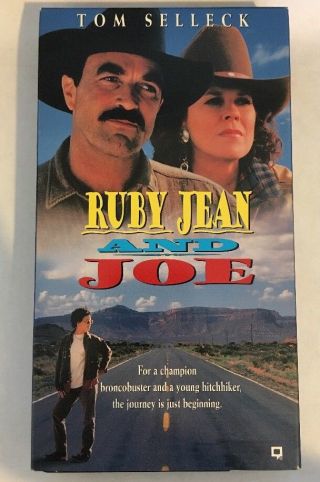 Ruby Jean And Joe Vhs Tape: Very Rare And Oop,  Near Tom Selleck,  Htf