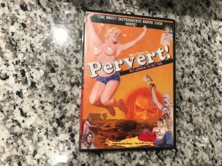 Pervert Mega Rare Full Pre - Studio Screener Dvd Mary Carey Horror Gore Cult