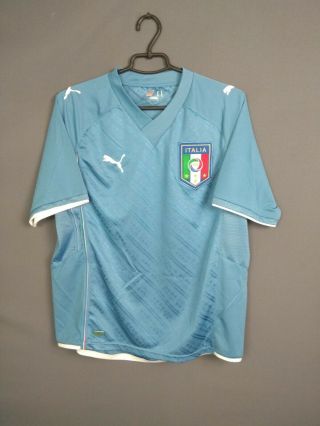 Italia Italy Jersey 2006 Confederations Cup Medium Shirt Mens Maglia Puma Ig93